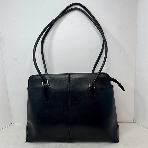Bali Balo Paris ( New ) Large Travel Tote Brown Nylon Black  Bali-Balo Paris structured smooth leather bag